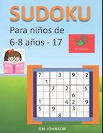 Sudoku para niños de 6 - 8 años - Lleva los rompecabezas de sudoku contigo dondequiera que vayas - 17