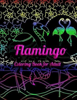 Flamingo Coloring Book for Adults