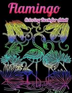 Flamingo Coloring Book for Adults