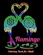 Flamingo Coloring Book for Adults