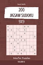 Jigsaw Sudoku - 200 Master Puzzles 9x9 vol.8