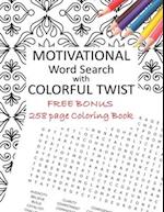 Motivational Word Search with Colorful Twist
