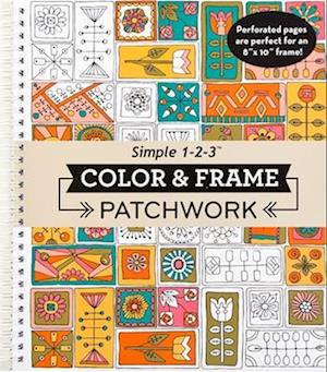 Color & Frame - Patchwork (Adult Coloring Book)