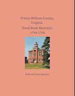 Prince William County, Virginia Deed Book Abstracts 1794-1796 