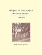 Spotsylvania County, Virginia Deed Book Abstracts 1728-1729
