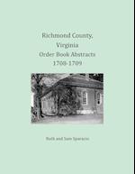 Richmond County, Virginia Order Book Abstracts 1708-1709