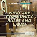 What Are Community Rules and Laws?