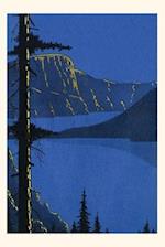 Vintage Journal The Great Blue Outdoors Travel Poster