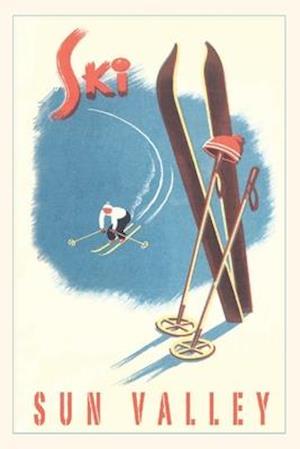 Vintage Journal Ski Sun Valley Travel Poster