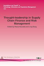 Thought-leadership in Supply Chain Finance and Risk Management 