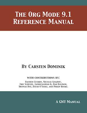 The Org Mode 9.1 Reference Manual