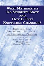 What Mathematics Do Students Know and How is that Knowledge Changing? Evidence from the National Assessment of Educational Progress