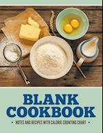 Blank Cookbook Notes and Recipes with Calorie Counting Chart