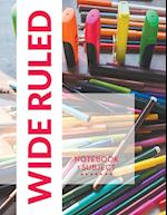 Wide Ruled Notebook - 1 Subject