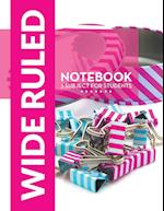 Wide Ruled Notebook - 3 Subject for Students