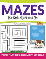 Mazes for Kids Age 4 and Up