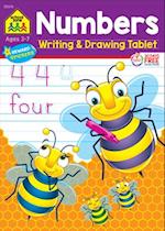 School Zone Numbers Writing & Drawing Tablet Workbook