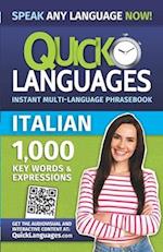 Quick Languages - English-Italian Phrasebook / Frasario inglese-italiano 