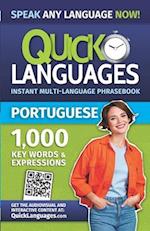 Quick Languages - English-Portuguese Phrasebook / Livro de frases inglês-português 