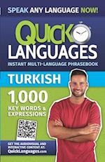 Quick Languages - English-Turkish Phrasebook / Ingilizce-Türkçe Konusma Kilavuzu 