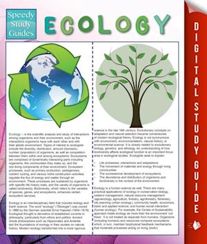 Ecology (Speedy Study Guides)