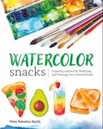 Watercolor Snacks