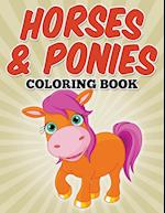 Horses & Ponies Coloring Book