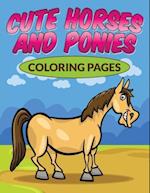 Cute Horses & Ponies Coloring Pages