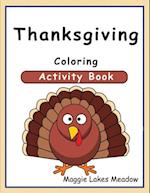 Thanksgiving Coloring Activity Book