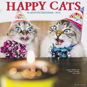 Happy Cats 2018 Wall Calendar