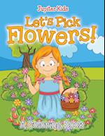 Let's Pick Flowers! (A Coloring Book)