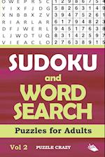 Sudoku and Word Search Puzzles for Adults Vol 2