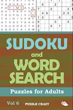 Sudoku and Word Search Puzzles for Adults Vol 6