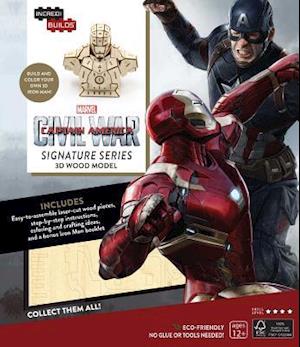 IncrediBuilds: Marvel's Captain America: Civil War: Iron Man Signature Series 3D Wood Model