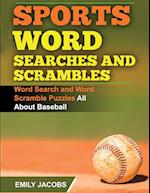 Sports Word Searches and Scrambles - Baseball