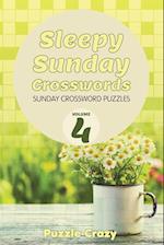 Sleepy Sunday Crosswords Volume 4