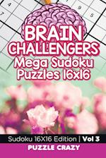 Brain Challengers Mega Sudoku Puzzles 16x16 Vol 3