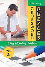 Crossword Puzzles Easy Monday Edition Vol. 2