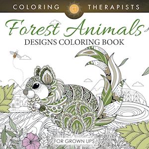 Forest Animals Designs Coloring Book for Grown Ups