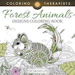 Forest Animals Designs Coloring Book for Grown Ups