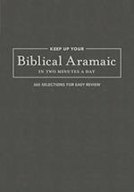 Keep Up Your Biblical Aramaic in Two Min