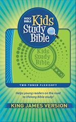 KJV Kids Study Bible Flex Green Blue
