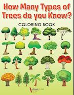 How Many Types of Trees do you Know? Coloring Book
