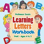 Learning Letters Workbook Prek - Ages 4 to 5