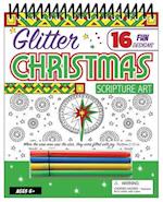 Glitter Christmas Scripture Art