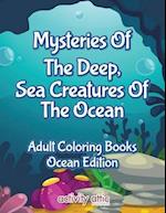 Mysteries of the Deep, Sea Creatures of the Ocean Adult Coloring Books Ocean Edition