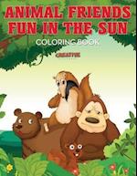 Animal Friends Fun in the Sun Coloring Book