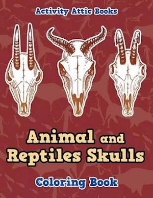 Animal and Reptiles Skulls Coloring Book