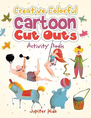 Creative Colorful Cartoon Cut Outs Activity Book