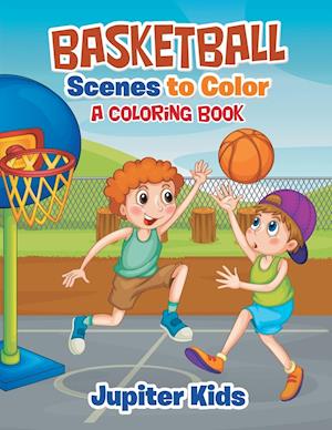 Basketball Scenes to Color